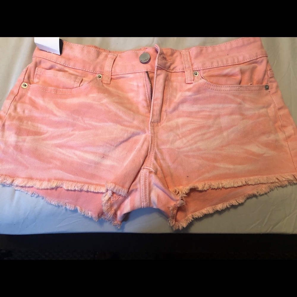 Pink Denim Shorts (11)